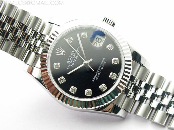 Datejust 31mm 278271 SS BP Best Edition Black Crystal Markers Dial on Jubilee Bracelet – Bild 2