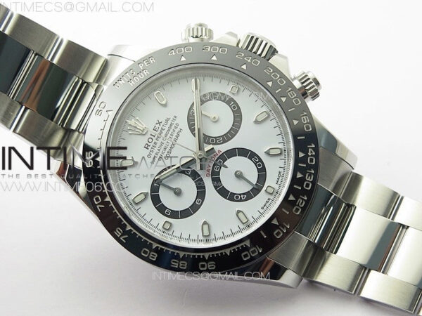 Daytona 116500 Clean 1:1 Best Edition 904L SS Case and Bracelet White Dial SA4130 – Bild 2