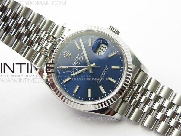 DateJust 36 SS 126234 VSF 1:1 Best Edition 904L Steel Blue Dial on Jubilee Bracelet VS3235 – Bild 2