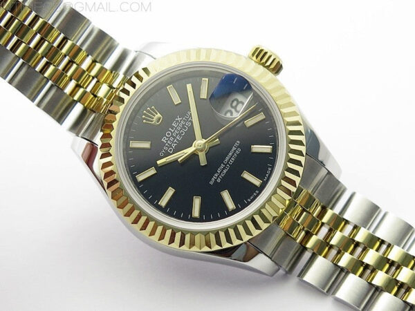 Datejust 28mm 279173 SS/YG BP Best Edition Black Sticks Markers Dial on SS/YG Jubilee Bracelet ETA2671 – Bild 2