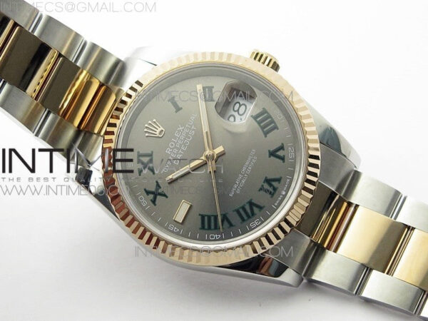 DateJust 36 SS/RG 126231 BP 1:1 Best Edition Gray Dial on Oyster Bracelet – Bild 2