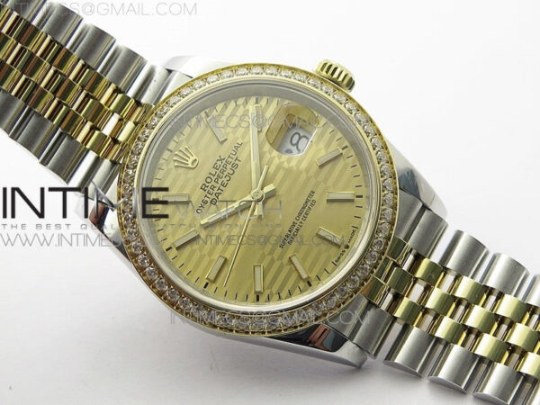 DateJust 36 SS/YG 126283 JDF 1:1 Best Edition New YG Dial on Jubilee Bracelet – Bild 2