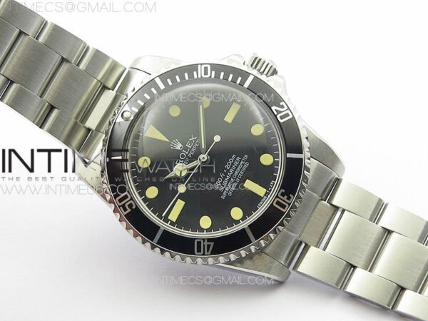 Vintage Submariner 1680 No Date SS JKF Best Edition Black Dial on SS Bracelet (Style3) A2836 – Bild 2