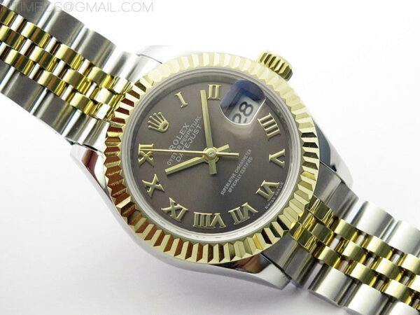 Datejust 28mm 279173 SS/YG BP Best Edition Gray Roman Markers Dial on SS/YG Jubilee Bracelet ETA2671 – Bild 2