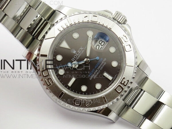 Yacht-Master 116622 904L SS GMF 1:1 Best Edition Baselworld Gray Dial on 904L SS Bracelet A2836 – Bild 2