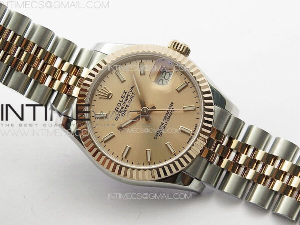 DateJust 31mm 178271 SS/RG APSF Best Edition RG Dial Sticks Markers on Jubilee Bracelet A2824 – Bild 2