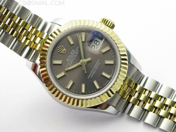 Datejust 28mm 279173 SS/YG BP Best Edition Green Sticks Markers Dial on SS/YG Jubilee Bracelet ETA2671 – Bild 3