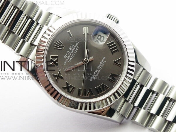Datejust 31mm 278275 SS BP Best Edition Gray Roman Markers Dial on SS President Bracelet – Bild 2