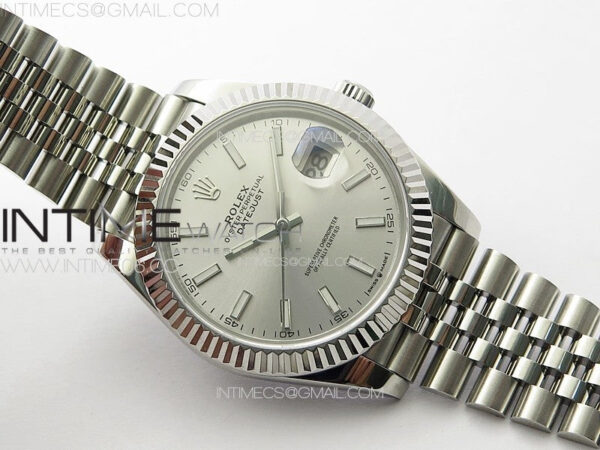 DateJust 41MM 126334 SS APSF 1:1 Best Edition Silver Dial on SS Jubilee Bracelet SA3235 – Bild 2