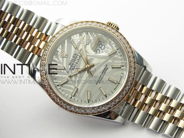 DateJust 36 SS/RG 126281 BP 1:1 Best Edition Silver/Gray Dial on Jubilee Bracelet – Bild 2