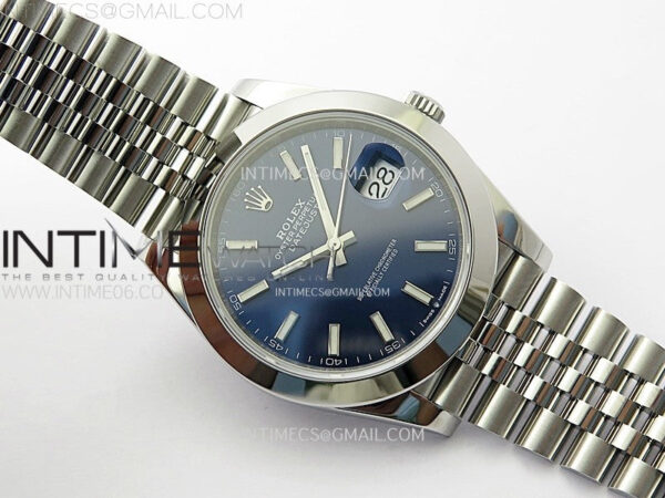 DateJust 41 126300 904L SS VSF 1:1 Best Edition Blue Dial on Jubilee Bracelet VS3235 – Bild 2