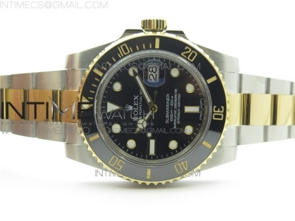 Yacht-Master 42mm 226659 316L BP 1:1 Best Edition 3D Black Ceramic Bezel on Black Rubber Strap SA3235 – Bild 3