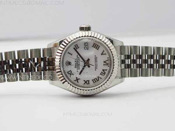 Datejust 28mm 279179 SS APSF Best Edition White Dial Roman Markers on SS Jubilee Bracelet NH05 – Bild 4