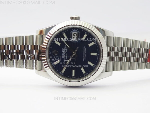 DateJust 41 126334 904L SS VSF 1:1 Best Edition Blue Fluted Dial on Jubilee Bracelet VS3235 – Bild 3