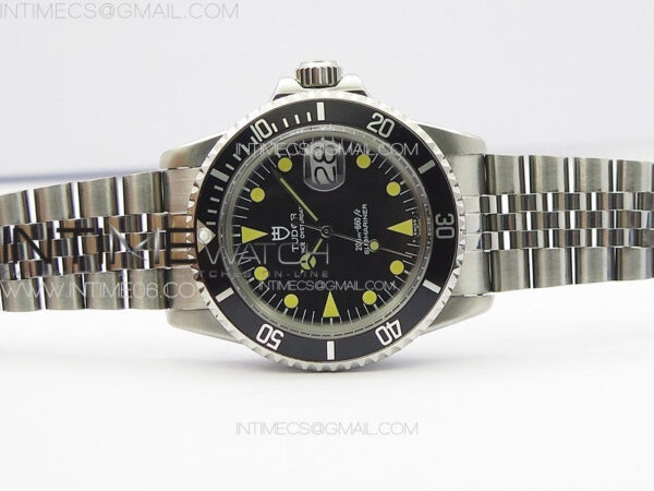 Vintage Submariner 1680 SS B12 Best Edition Black Dial on Jubilee Bracelet A2836 (Style1) – Bild 3