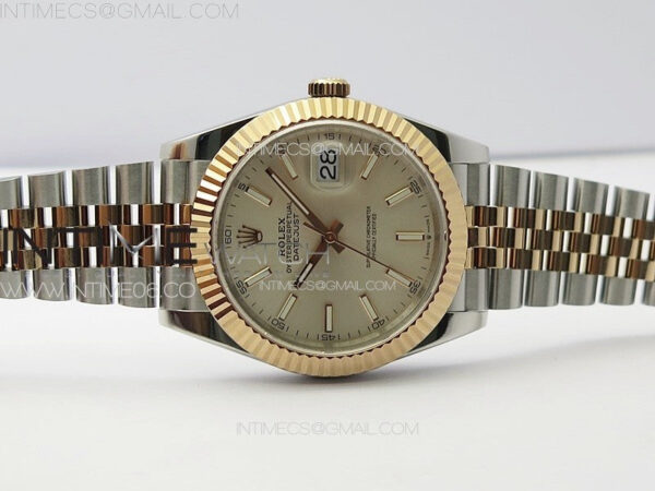 DateJust 41 126331 904L SS/RG GMF 1:1 Best Edition Silver Dial on Jubilee Bracelet VR3235 – Bild 3