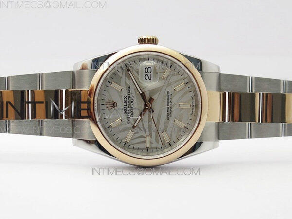 DateJust 36 SS/RG 126201 BP 1:1 Best Edition Silver/Gray Dial on Oyster Bracelet – Bild 3