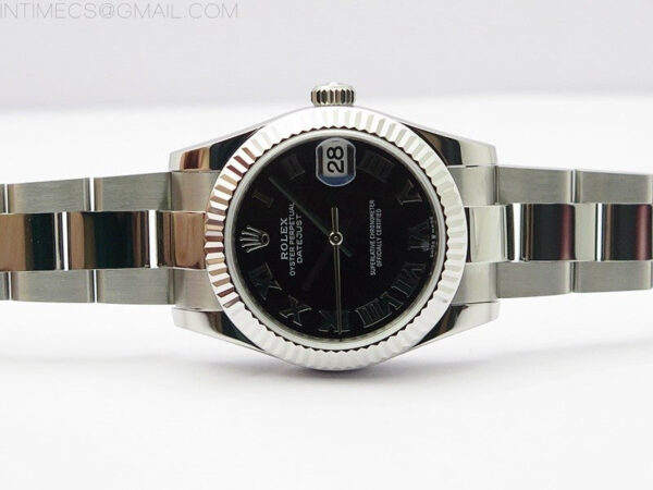 Datejust 31mm 278273 SS BP Best Edition Black Roman Markers Dial on Oyster Bracelet – Bild 3
