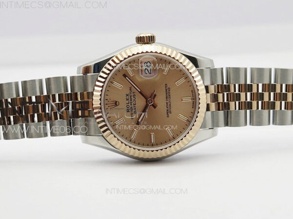 DateJust 31mm 178271 SS/RG APSF Best Edition RG Dial Sticks Markers on Jubilee Bracelet A2824 – Bild 3