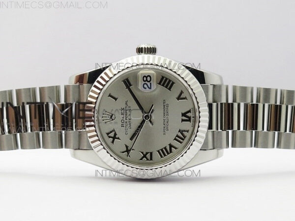 Datejust 31mm 278275 SS BP Best Edition Silver Roman Markers Dial on SS President Bracelet – Bild 3