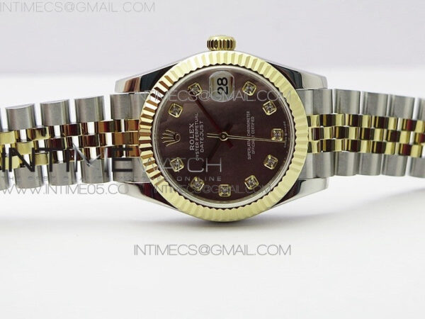 Datejust 31mm 278273 SS/YG BP Best Edition Brown MOP Diamond Markers Dial on SS/YG Jubilee Bracelet – Bild 3