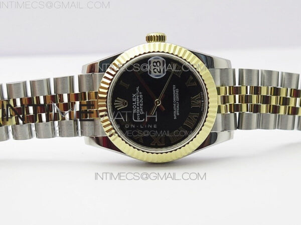 Datejust 31mm 278273 SS/YG BP Best Edition Black Roman Markers Dial on SS/YG Jubilee Bracelet – Bild 3