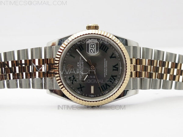 DateJust 36 SS/RG 126231 BP 1:1 Best Edition Gray Dial on Jubilee Bracelet – Bild 3