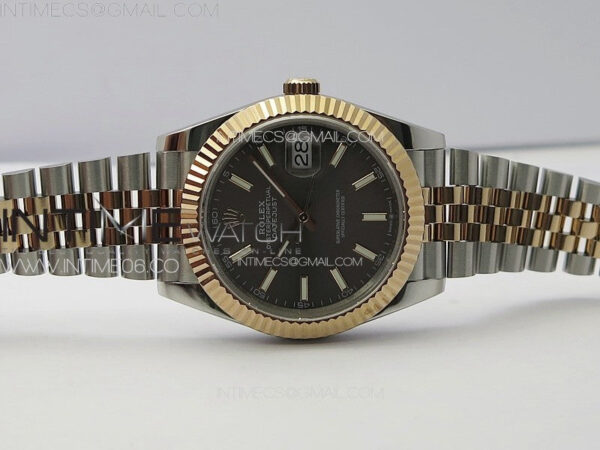 DateJust 41 126331 904L SS/RG GMF 1:1 Best Edition Gray Dial On Jubilee Bracelet VR3235 – Bild 3