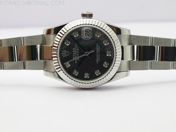 Datejust 31mm 278273 SS BP Best Edition Black MOP Crystal Markers Dial on Oyster Bracelet – Bild 3