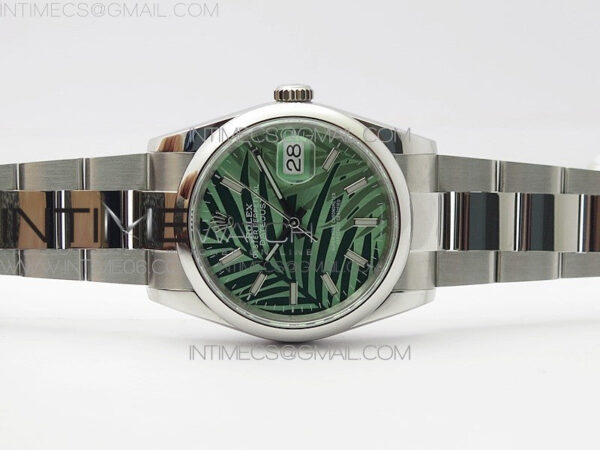 DateJust 36 SS 126200 BP 1:1 Best Edition New Green Dial on Oyster Bracelet – Bild 3