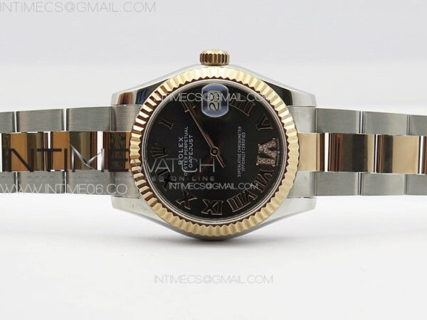 DateJust 31mm 178271 SS/RG APSF Best Edition Gray Dial Roman Markers on Oyster Bracelet A2824 – Bild 3