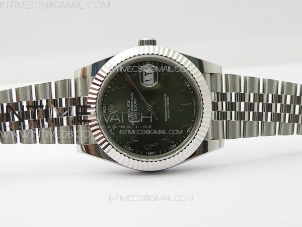 DateJust 41 126334 SS GMF 1:1 Best Edition Green Dial Arabic Markers on Jubilee Bracelet – Bild 3