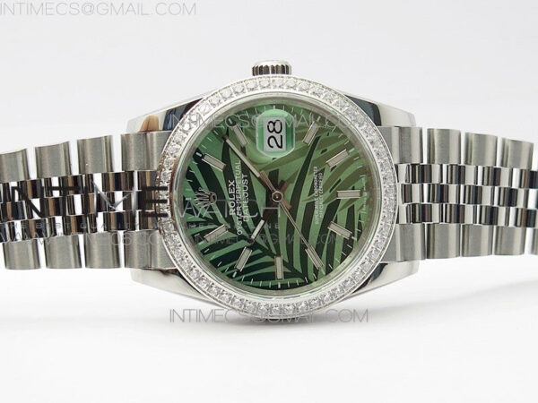 DateJust 36 SS 126284 BP 1:1 Best Edition New Green Dial on Jubilee Bracelet – Bild 3