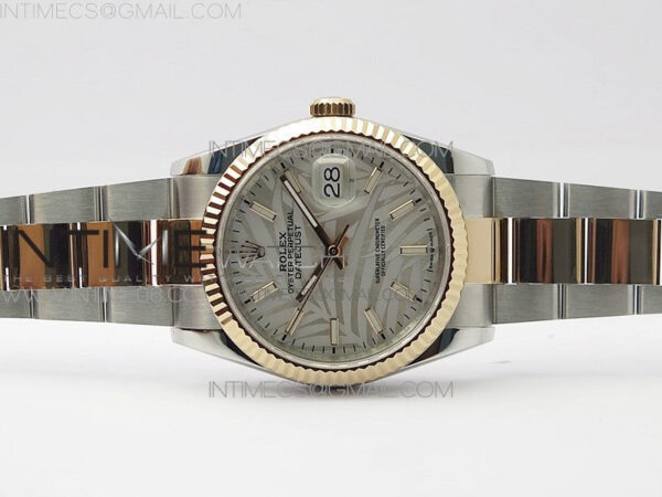 DateJust 36 SS/RG 126231 BP 1:1 Best Edition Silevr/Gray Dial on Oyster Bracelet – Bild 3