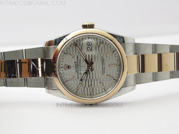 DateJust 36 SS/RG 126201 BP 1:1 Best Edition Silver Dial on Oyster Bracelet – Bild 3