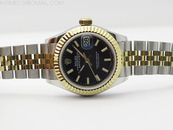 Datejust 28mm 279173 SS/YG BP Best Edition Black Sticks Markers Dial on SS/YG Jubilee Bracelet ETA2671 – Bild 3