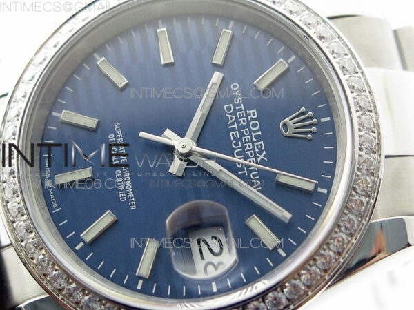 DateJust 36 SS 126234 BP 1:1 Best Edition New Blue Dial on Oyster Bracelet – Bild 3