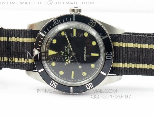 Vintage 1680 Submariner No Date SS On Nylon Strap – Bild 3