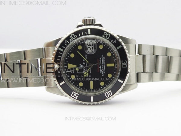 Vintage Submariner 1680 SS B12 Best Edition Black Dial on SS Bracelet A2836 (Style2) – Bild 2