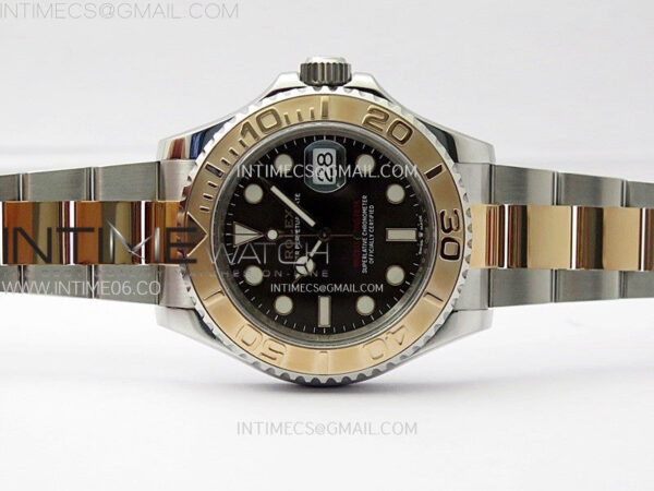 Yacht-Master 126621 904L/RG VSF 1:1 Best Edition Brown Dial On 904L/RG Bracelet VS3235 – Bild 4