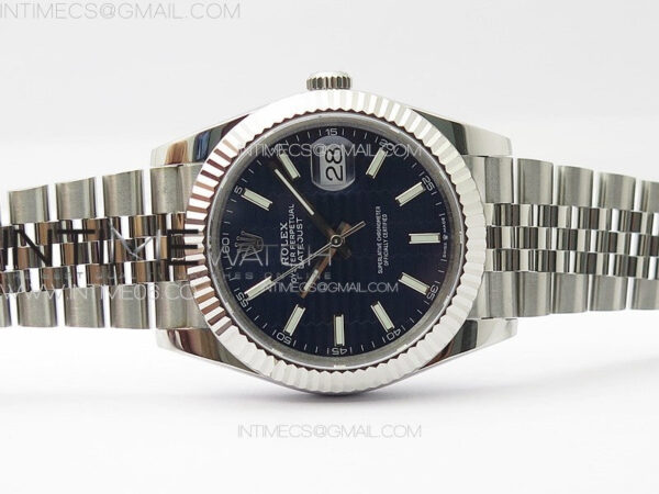 DateJust 41 126334 SS GMF 1:1 Best Edition Blue Fluted Dial on Jubilee Bracelet – Bild 2