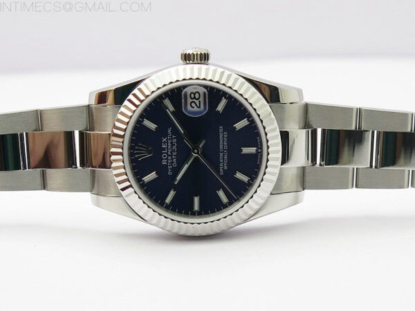 Datejust 31mm 278273 SS BP Best Edition Blue Stick Markers Dial on Oyster Bracelet – Bild 3