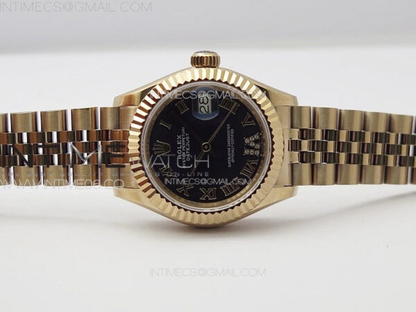 Datejust 28mm 279179 RG APSF Best Edition Blue Dial Roman Markers on SS Jubilee Bracelet NH05 – Bild 3