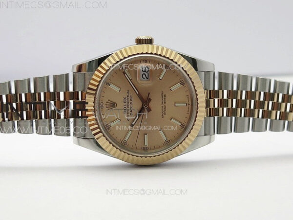 DateJust 41 126331 904L SS/RG GMF 1:1 Best Edition Champagne Gold Dial On Jubilee Bracelet VR3235 – Bild 3