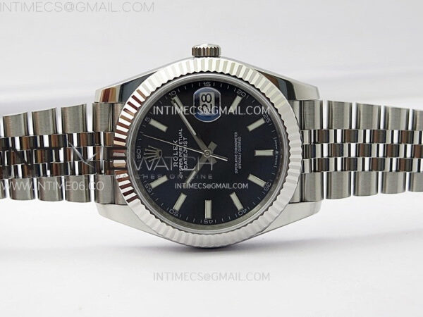 DateJust 41mm 126334 904 SS ARF 1:1 Best Edition Blue Dial Sticks Markers on Jubilee Bracelet SH3235 – Bild 3