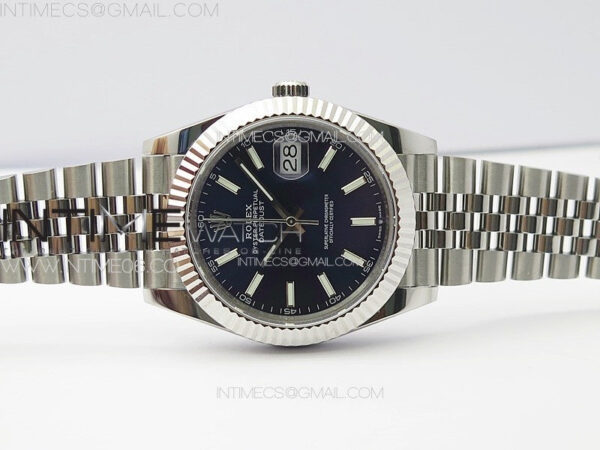 DateJust 41 126334 904L SS GMF 1:1 Best Edition Blue Dial On Jubilee Bracelet VR3235 – Bild 3