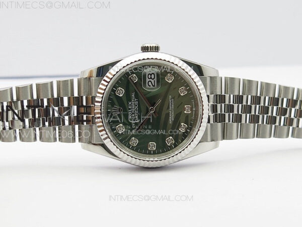DateJust 36 SS 126233 JDF 1:1 Best Edition New Green Dial on Jubilee SS Bracelet – Bild 3