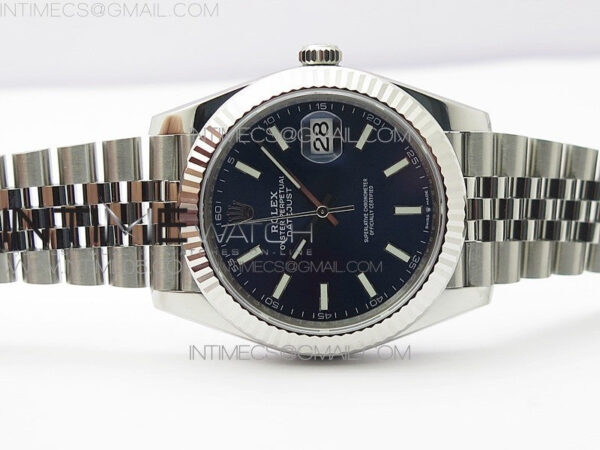 DateJust 41 126334 904L SS VSF 1:1 Best Edition Blue Dial on Jubilee Bracelet VS3235 – Bild 3