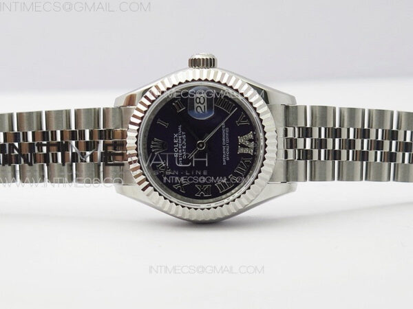 Datejust 28mm 279179 SS APSF Best Edition Blue Dial Roman Markers on SS Jubilee Bracelet NH05 – Bild 3