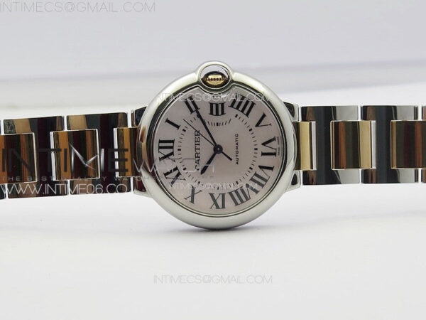 Ballon Bleu 36mm SS/RG K3F 1:1 Best Edition White MOP Dial on SS Bracelet A076 – Bild 3